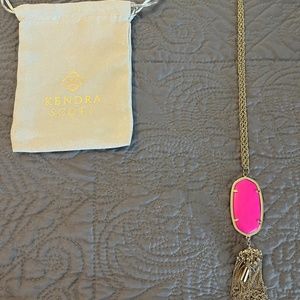 Kendra Scott Rayne Necklace Magenta Magnesite